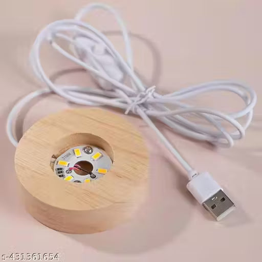 3D Crystal Ball Night Lamp,Solar System, USB Table Colorful LED Wooden Crystal Ball for Home Decoration Birthday Gift for Teens Boys and Girls (Dolphin with Moon)