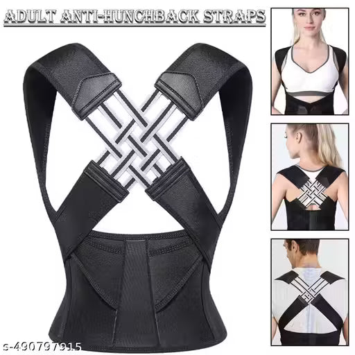 Adjustable Posture Corrector belt| Unisex| Pain relief| Wearable on work place