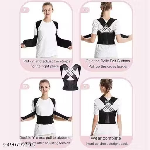 Adjustable Posture Corrector belt| Unisex| Pain relief| Wearable on work place