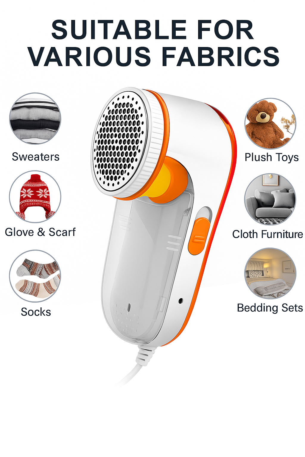 Electric Lint Remover | Suitable For All Fabric | Lint Remover for Woolen Sweaters, Blankets, Jackets