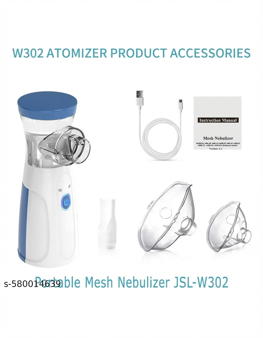 Portable Nebulizer Handheld, One Touch Operation, No Noise, High Nebulization Rate, Personal Inhalers For Breathing Problems Lightweight, Travel Friendly For Adults & Kids